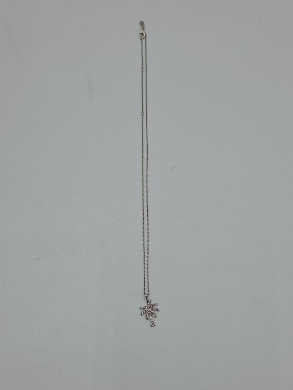 Kendra Scott 925 Silver Palm Tree Pendant Necklace